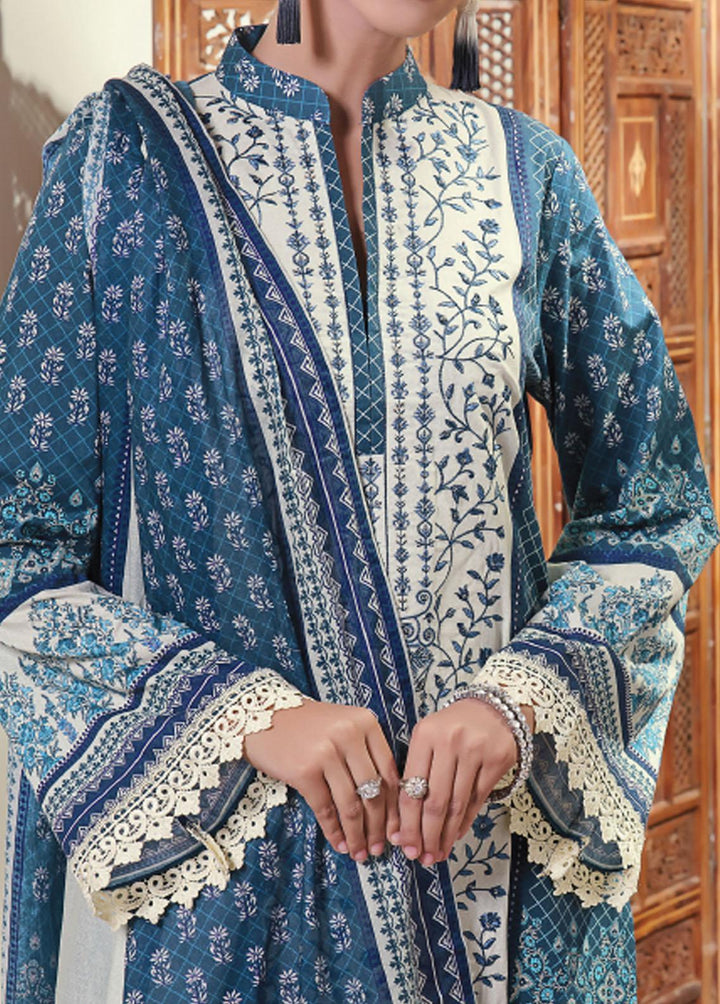 Misri By VS Textiles Embroidered Lawn Suits Unstitched 3 Piece VS23ME D-168 - Summer Collection