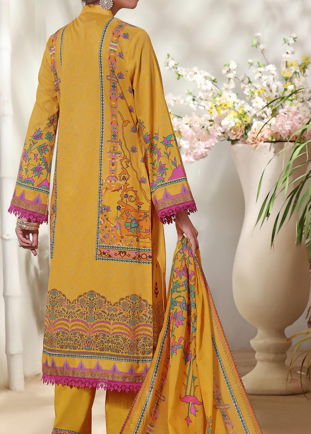 Misri By VS Textiles Embroidered Lawn Suits Unstitched 3 Piece VS23ME D-173 - Summer Collection