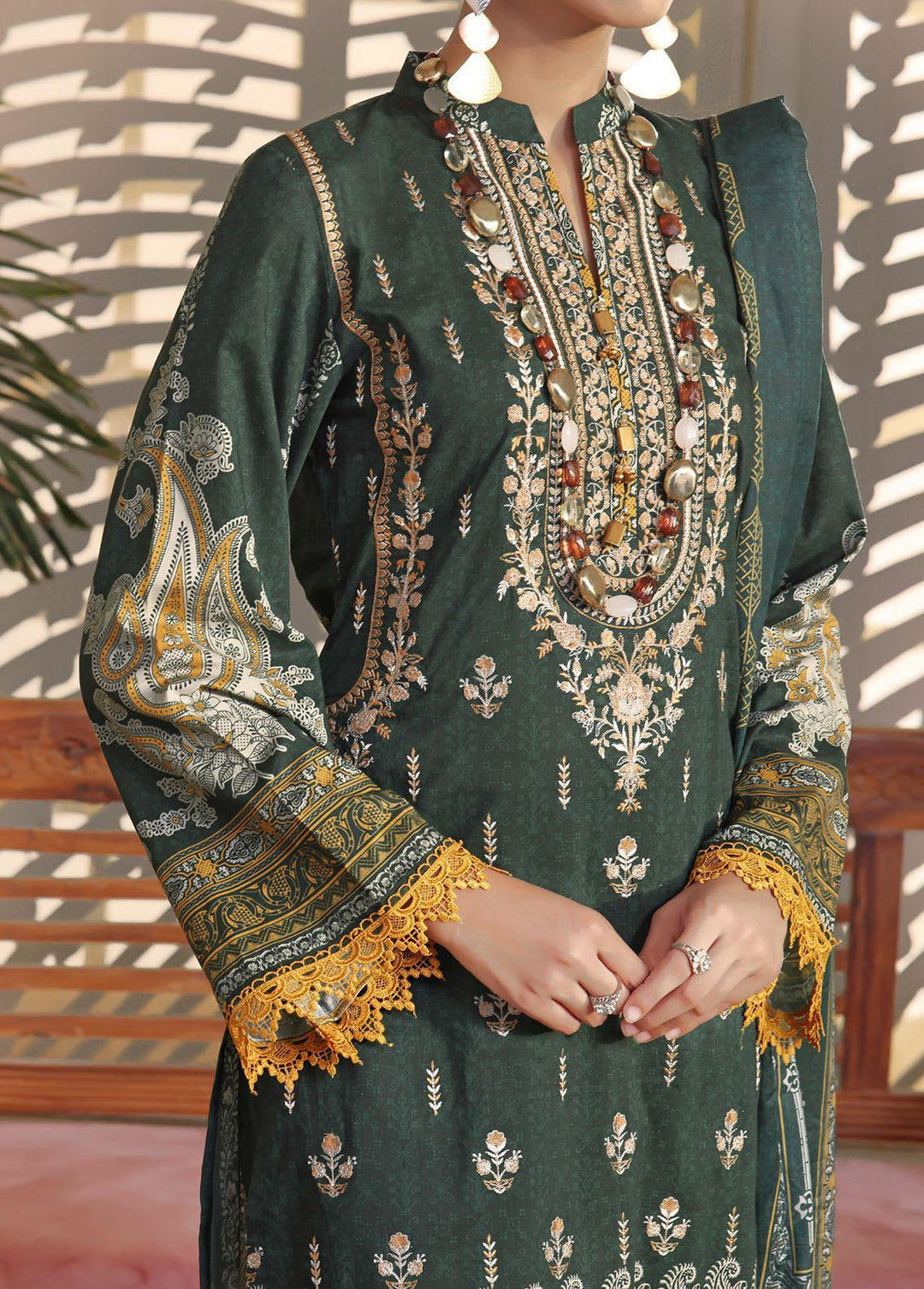 Misri By VS Textiles Embroidered Lawn Suits Unstitched 3 Piece VS23ME D-177 - Summer Collection