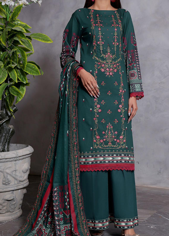 Misri By VS Textiles Embroidered Lawn Suits Unstitched 3 Piece VS23ME D-185 - Summer Collection