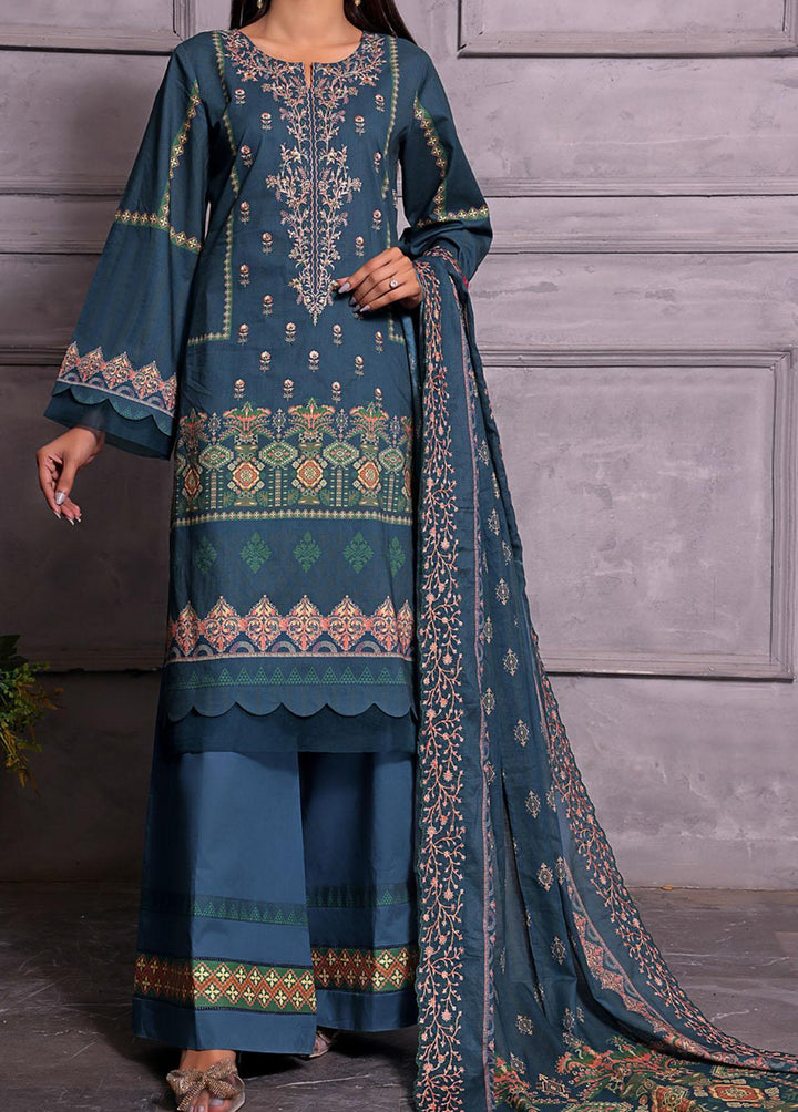 Misri By VS Textiles Embroidered Lawn Suits Unstitched 3 Piece VS23ME D-188 - Summer Collection