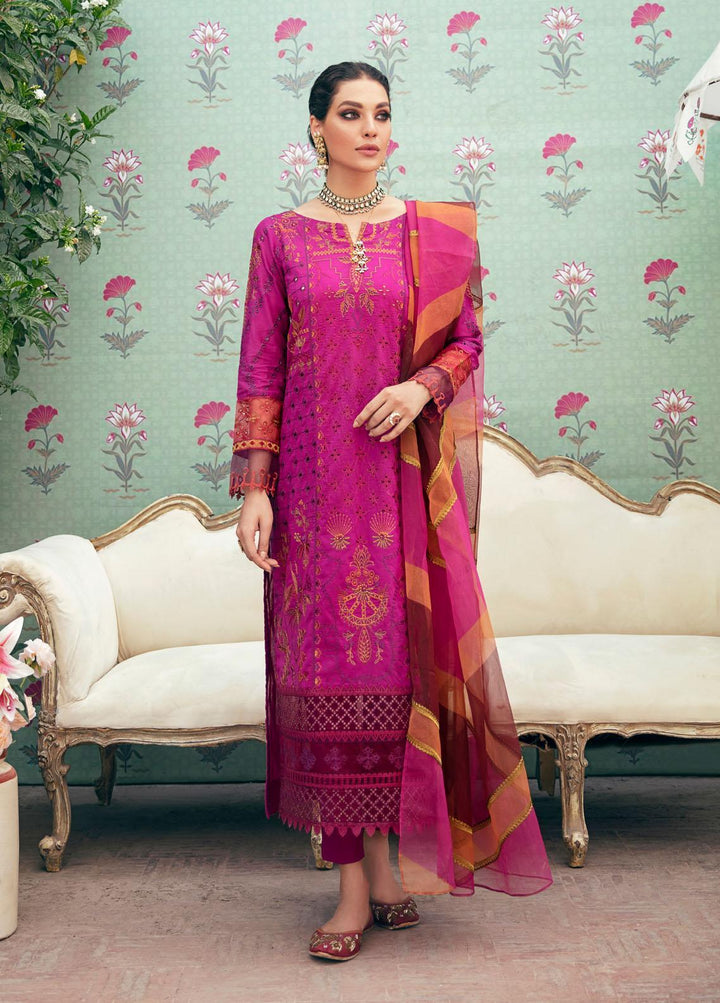 Mizaj By Iznik Embroidered Lawn Suits Unstitched 3 Piece IZ22M ML-01 Sareh - Festive Collection