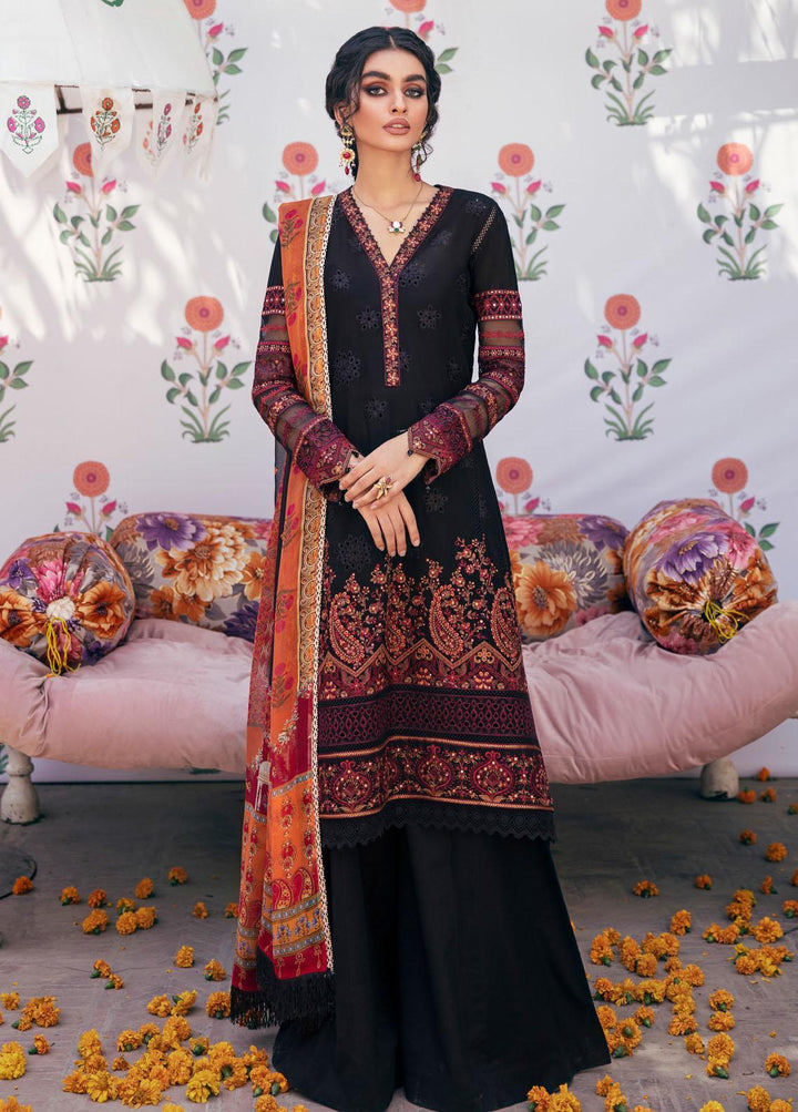 Mizaj By Iznik Embroidered Lawn Suits Unstitched 3 Piece IZ22M ML-02 Nazneen - Festive Collection