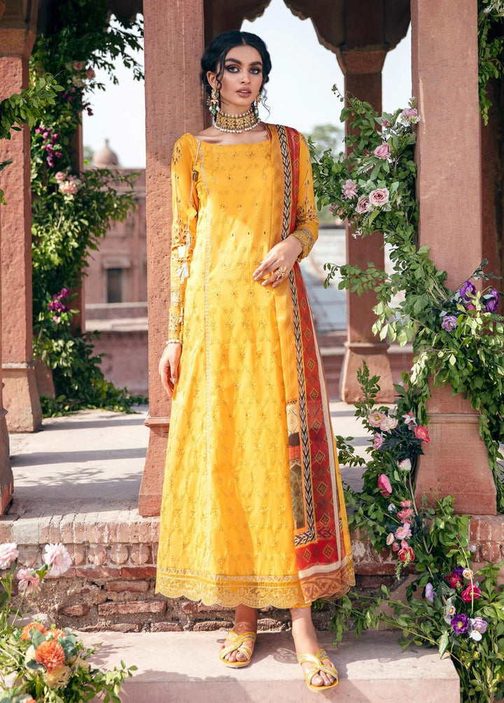 Mizaj By Iznik Embroidered Lawn Suits Unstitched 3 Piece IZ22M ML-03 Maira - Festive Collection