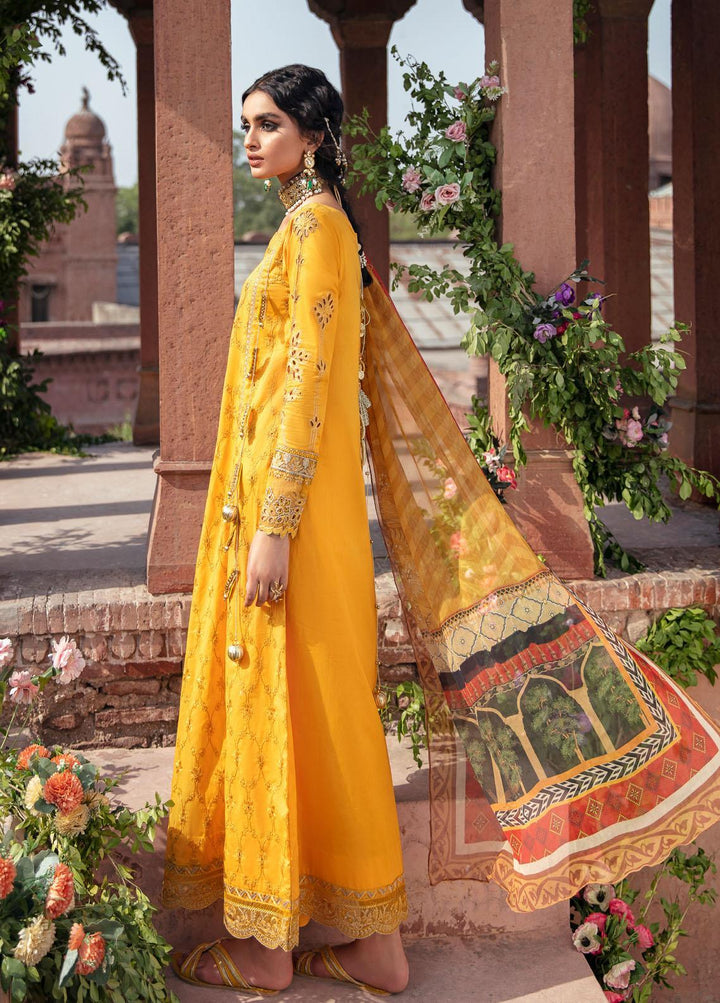 Mizaj By Iznik Embroidered Lawn Suits Unstitched 3 Piece IZ22M ML-03 Maira - Festive Collection