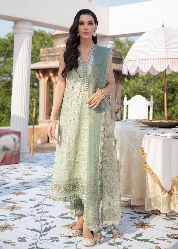 Mizaj By Iznik Embroidered Lawn Suits Unstitched 3 Piece IZ22M ML-07 Inaya - Festive Collection