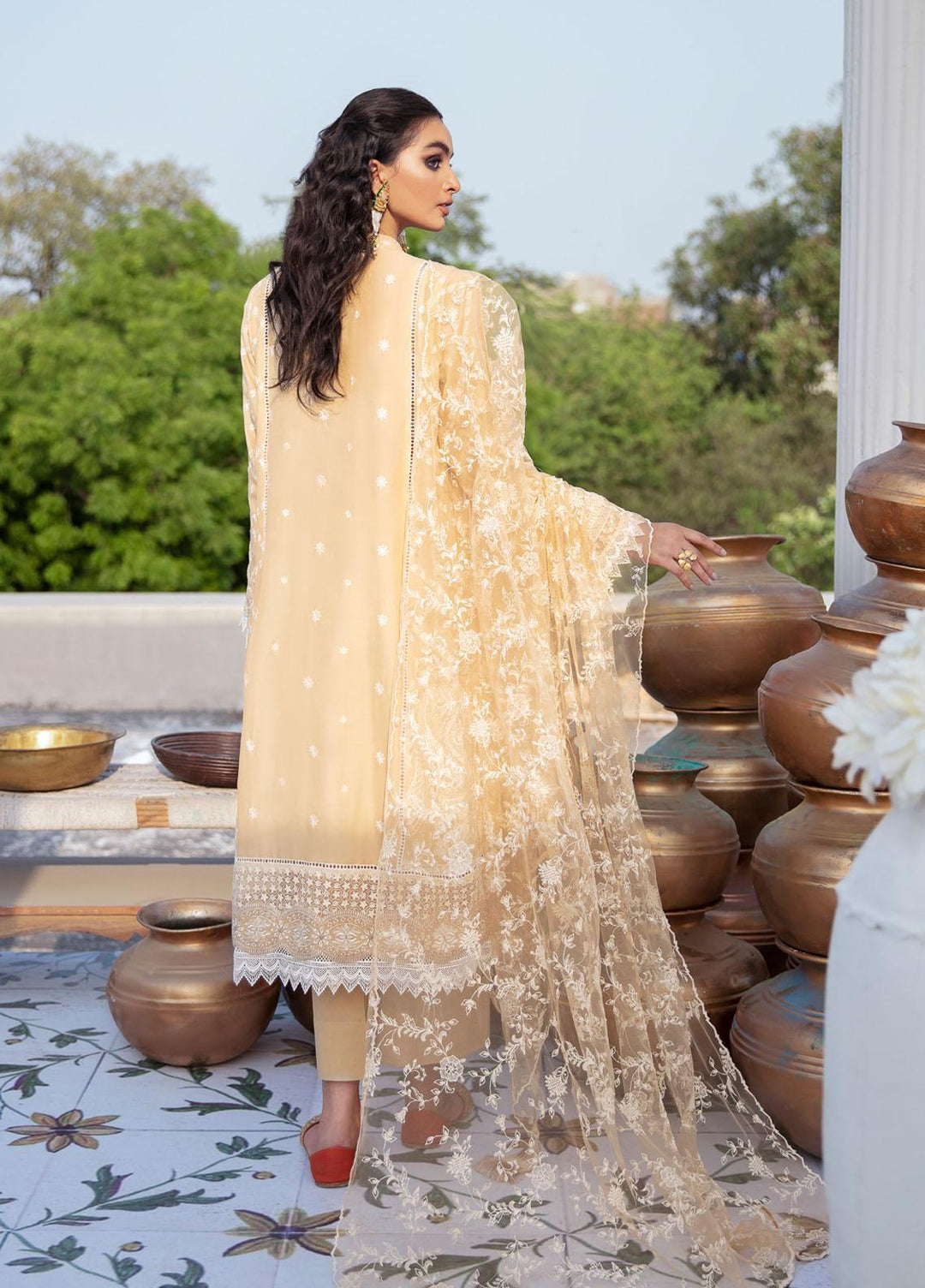 Mizaj By Iznik Embroidered Lawn Suits Unstitched 3 Piece IZ22M ML-09 Mahbano - Festive Collection