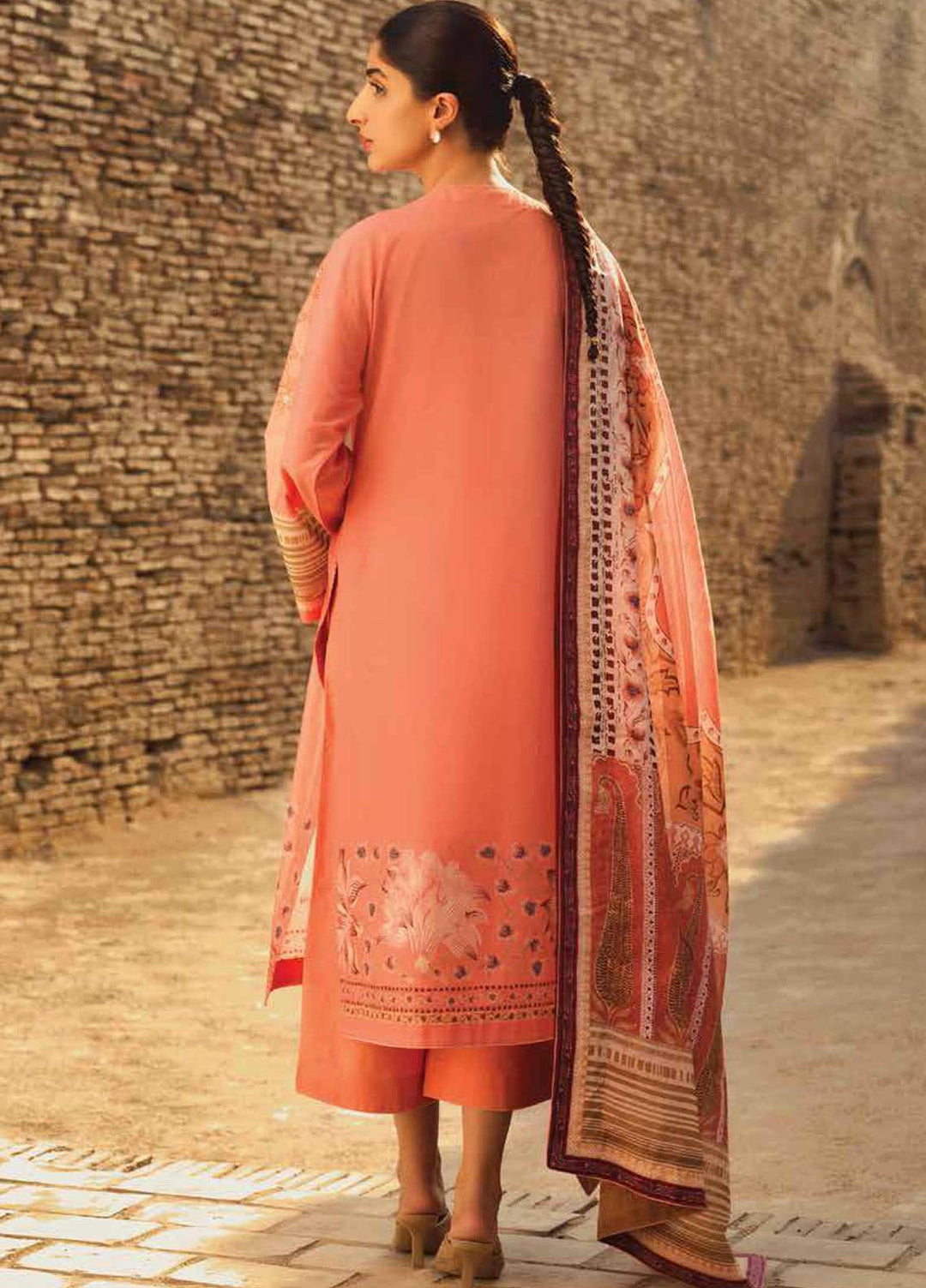 Mizaj By Tena Durrani Embroidered Dobby Suits Unstitched 3 Piece TD21M 10 Quartz - Summer Collection