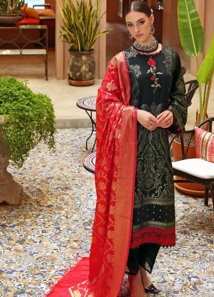 Gul Ahmed Embroidered  Suits Unstitched 3 Piece GA22CM MJ-22009 - Festive Collection