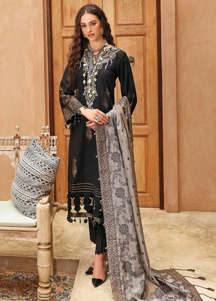 Gul Ahmed Embroidered  Suits Unstitched 3 Piece GA22CM MJ-22070 - Festive Collection