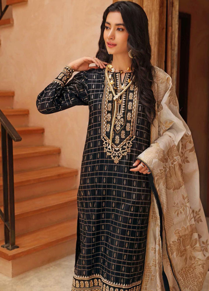 Gul Ahmed Embroidered  Suits Unstitched 3 Piece GA22CM MJ-22071 - Festive Collection