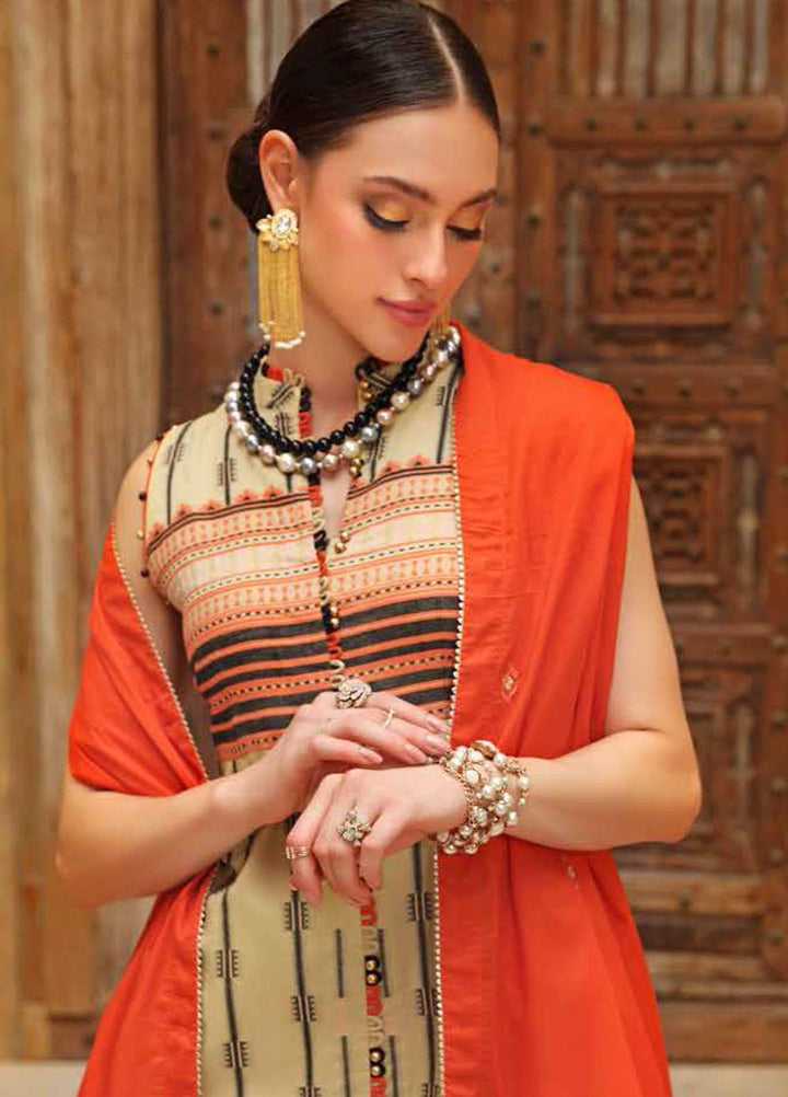 Gul Ahmed Embroidered  Suits Unstitched 3 Piece GA22CM MJ-22072 - Festive Collection