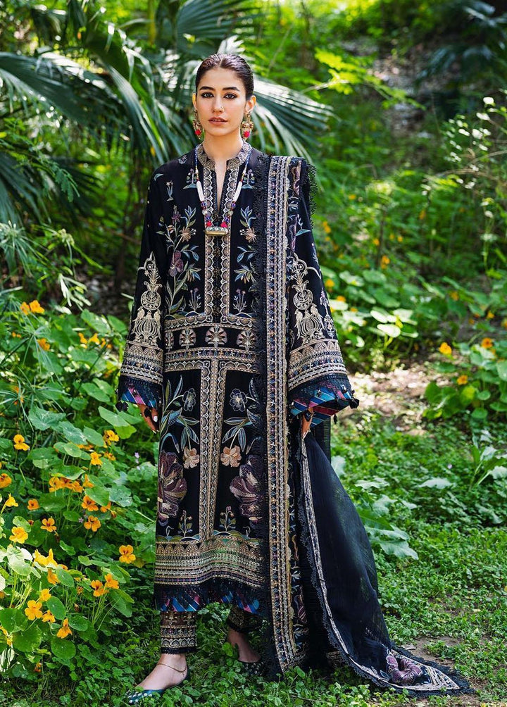 Baad-e-Nau Bahaar By MNR Embroidered Lawn Suits Unstitched 3 Piece MNR23BN Raat Ki Rani - Eid Collection