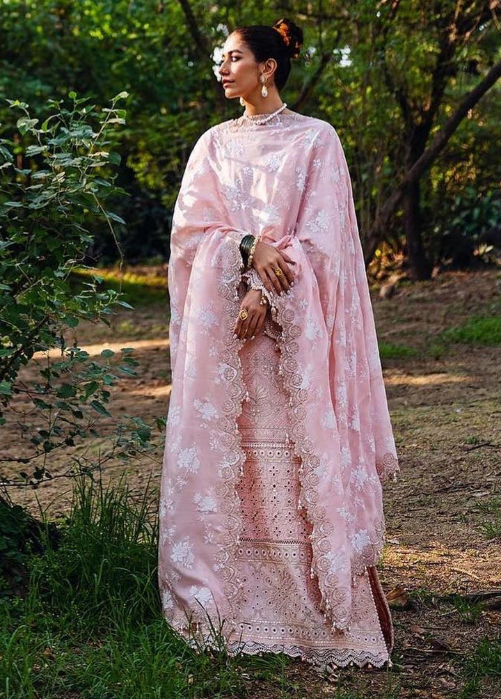 Baad-e-Nau Bahaar By MNR Embroidered Lawn Suits Unstitched 3 Piece MNR23BN Gul Bahar - Eid Collection