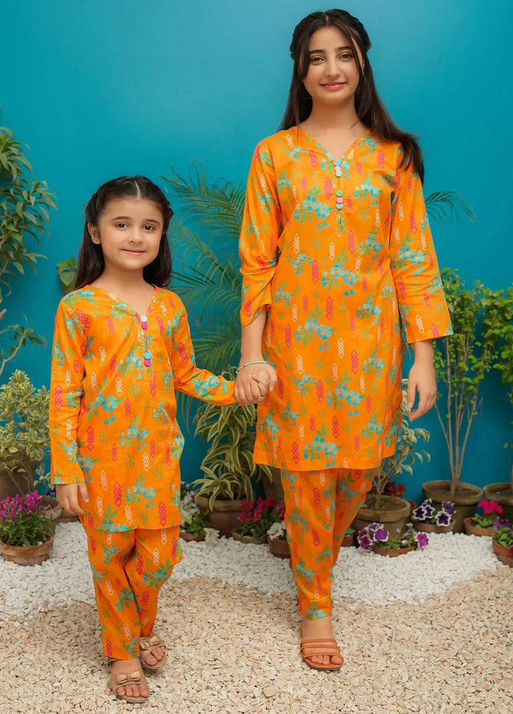 Modest Girls Pret Printed Lawn 2 Piece Suit Sunlit Charm