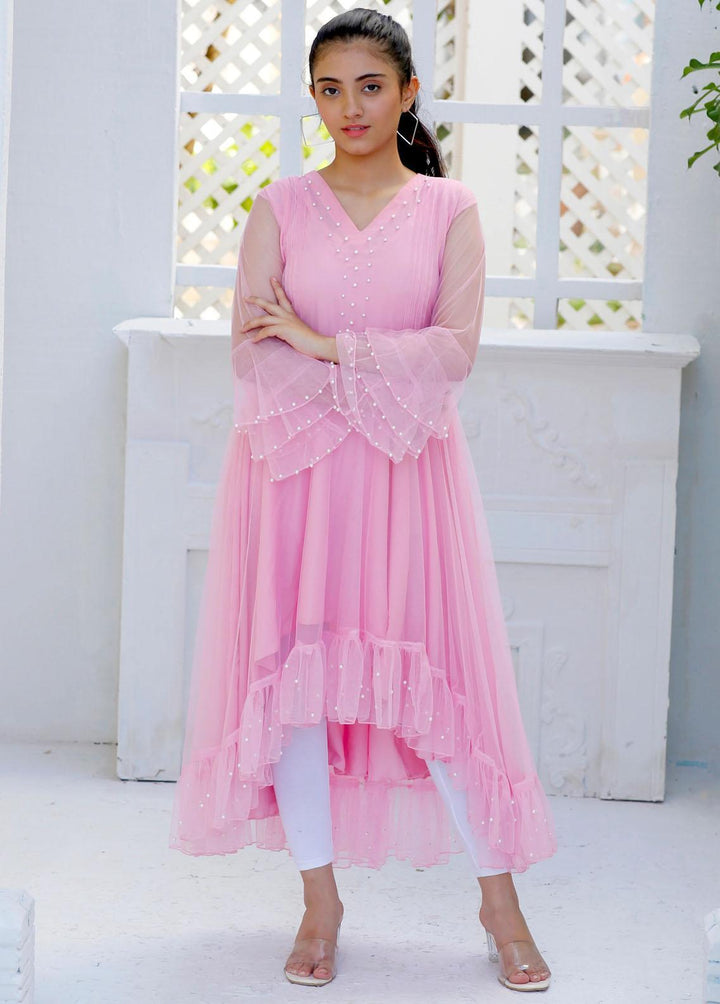 Modest Pret Western Wear Net Frock MD23F Denara