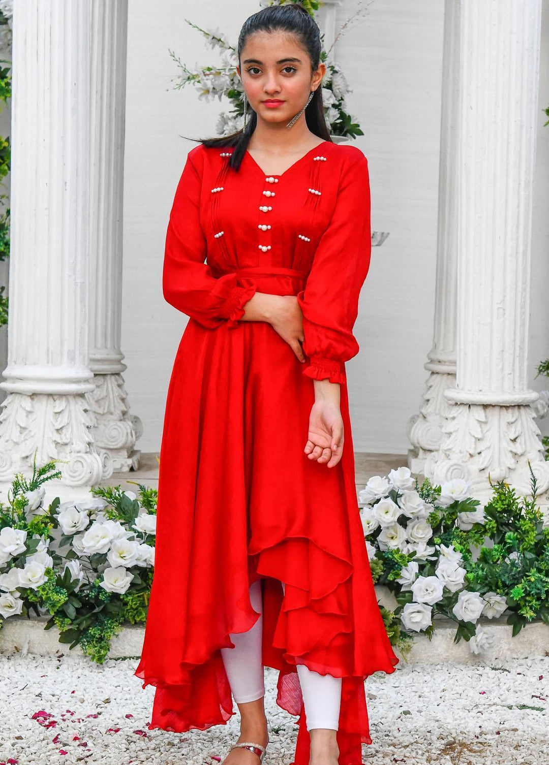 Modest Pret Western Wear Silk Frock MD23F Maleia
