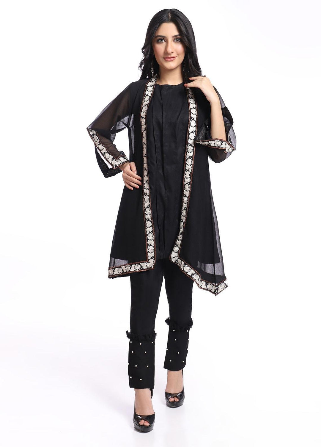 Modest Pret  Chiffon 3 Piece Dress MD22GFT W85 Siya