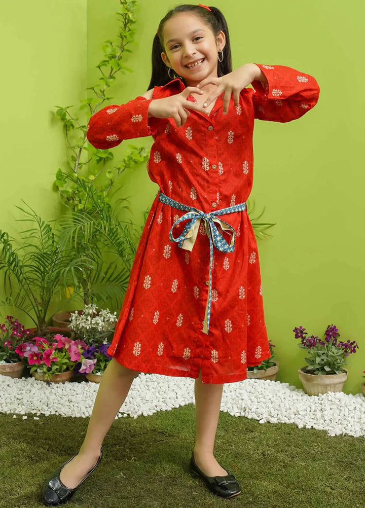 Modest Pret Casual Lawn 2 Piece Suit for Girls Rosy