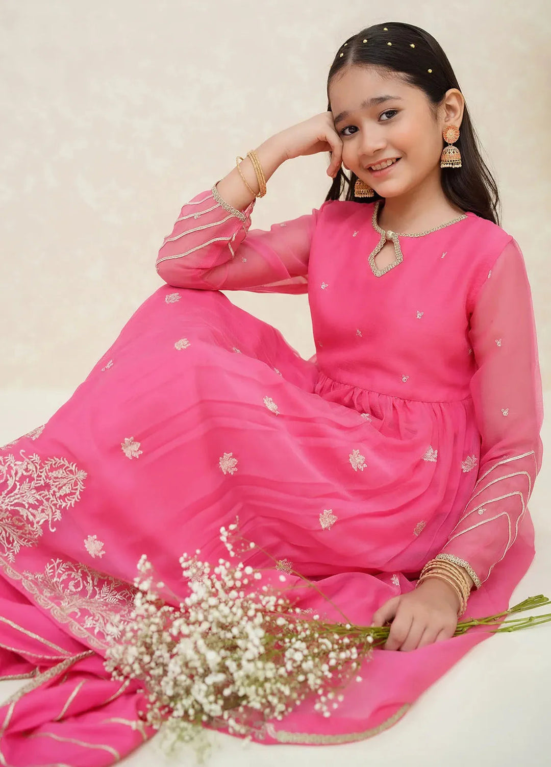 Modest Pret Chiffon 3 Piece Suit Gulzar