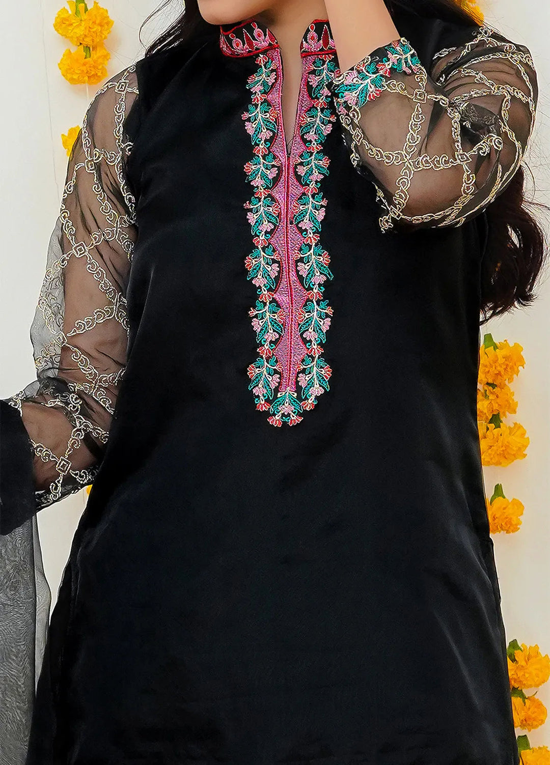 Modest Pret Dastaan Organza 3 Piece Suit Dastaan