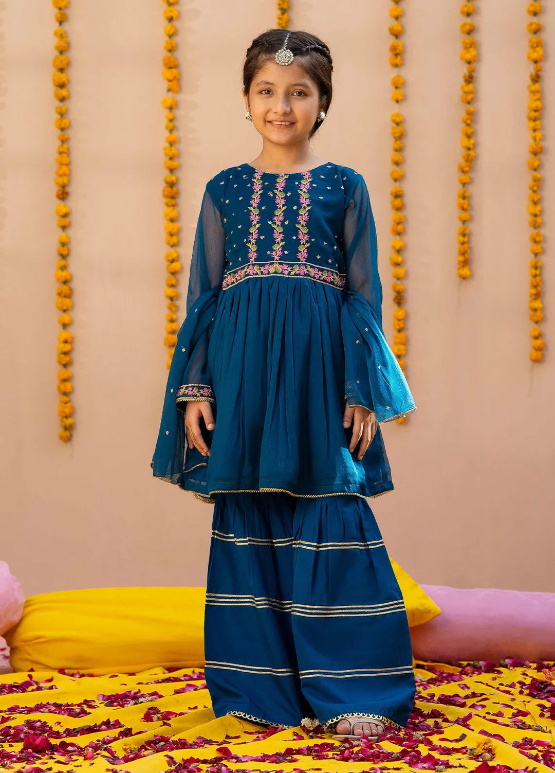 Modest Pret Embroidered Chiffon 3 Piece Suit Aroha