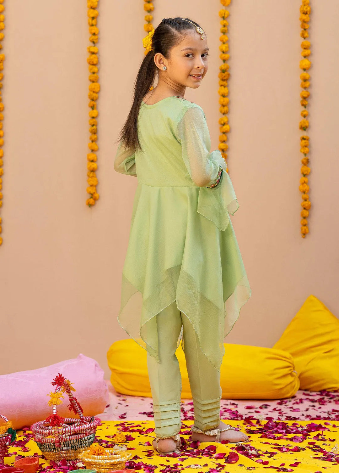 Modest Pret Embroidered Chiffon 3 Piece Suit Naz