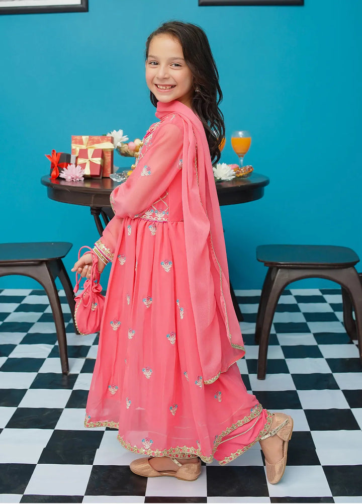 Modest Pret Embroidered Chiffon 3 Piece Suit Shireen