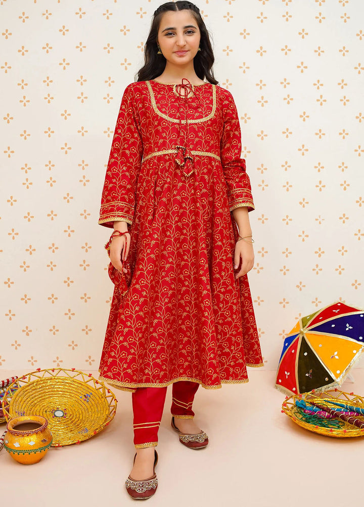 Modest Pret Embroidered cotton 3 Piece Suit Gul e Laal