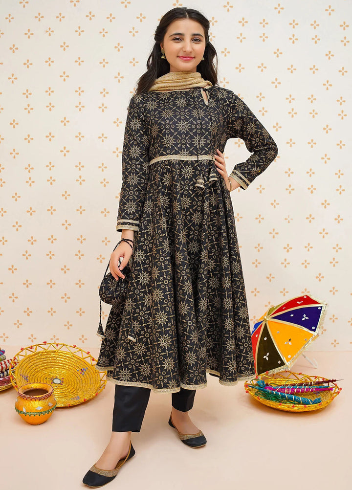 Modest Pret Embroidered cotton 3 Piece Suit Noor e Siyah