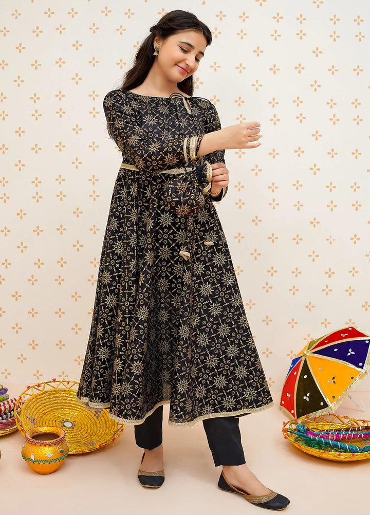 Modest Pret Embroidered cotton 3 Piece Suit Noor e Siyah