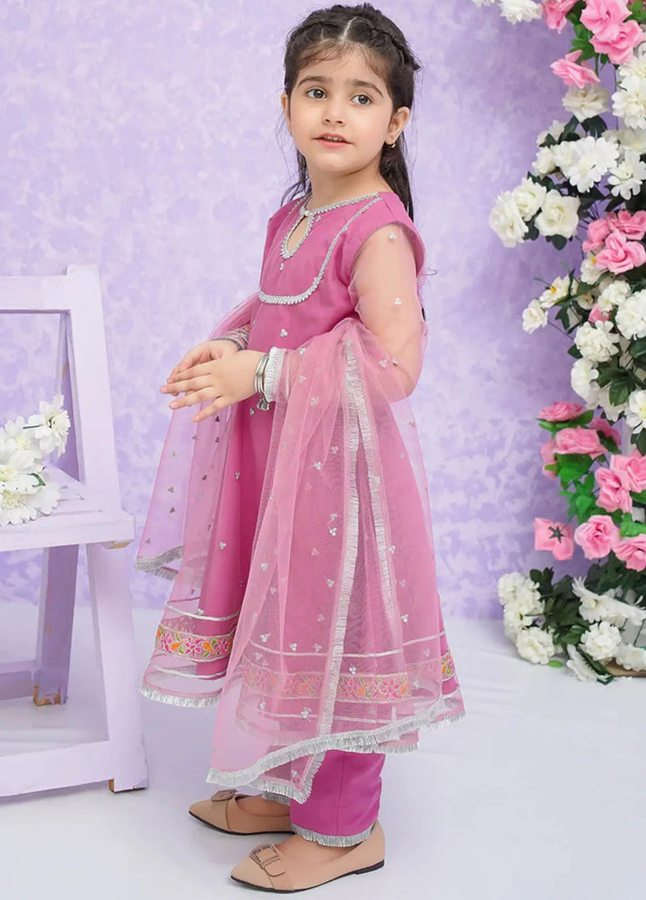 Modest Pret Embroidered Net 3 Piece Suit Neena