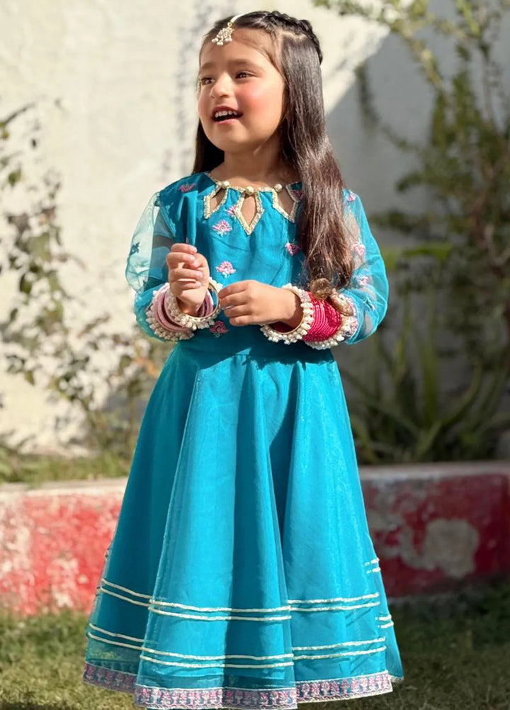 Modest Pret Embroidered Net 3 Piece Suit Saniya