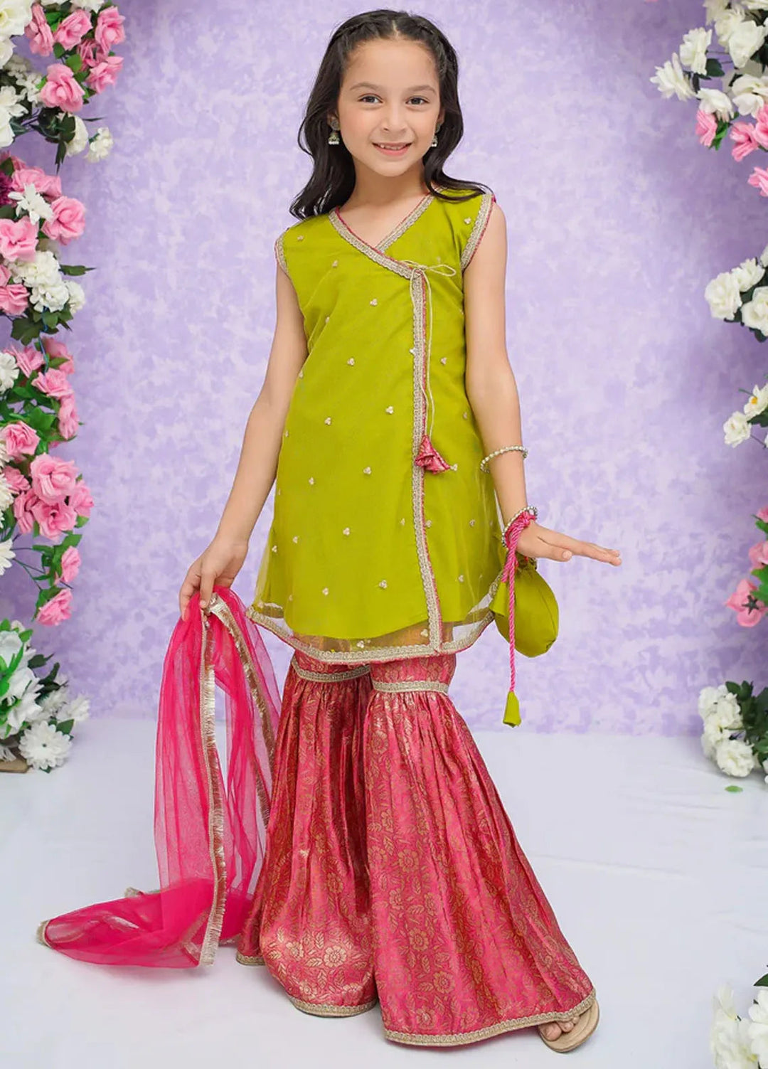 Modest Pret Embroidered Net 3 Piece Suit Sitara