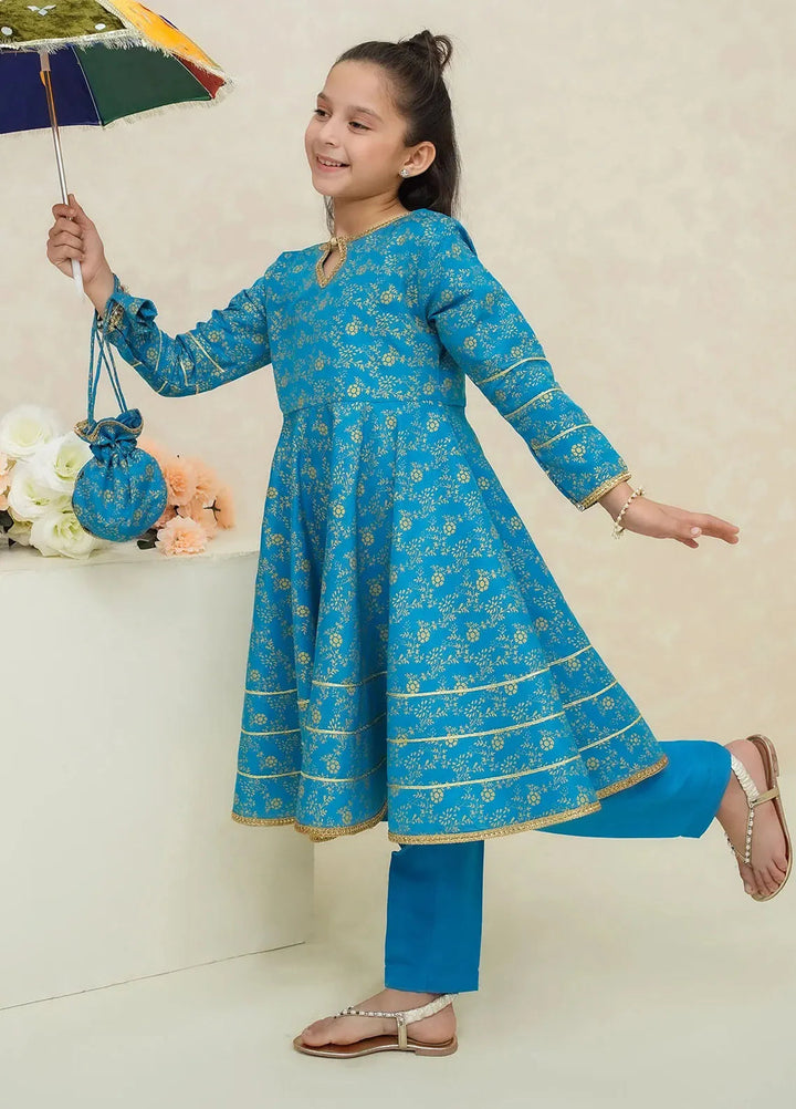 Modest Pret Embroidered Raw Silk 3 Piece Suit Asmani