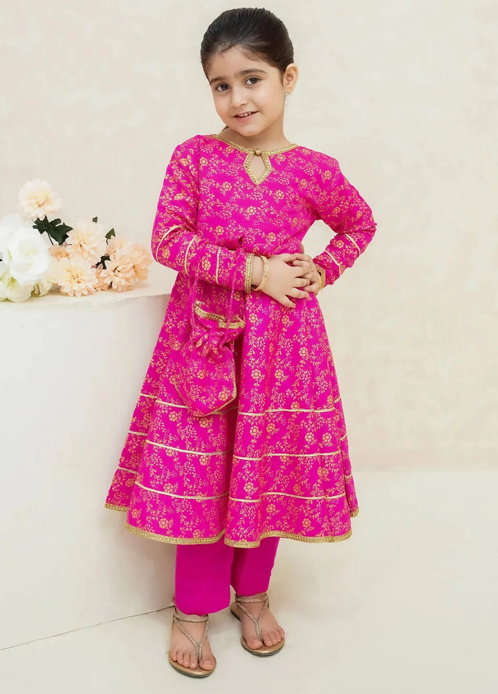 Modest Pret Embroidered Raw Silk 3 Piece Suit Mahroz