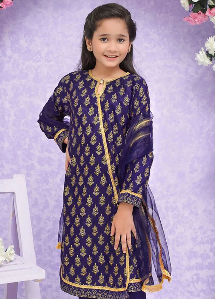 Modest Pret Embroidered Rawsilk 3 Piece Suit Zareen