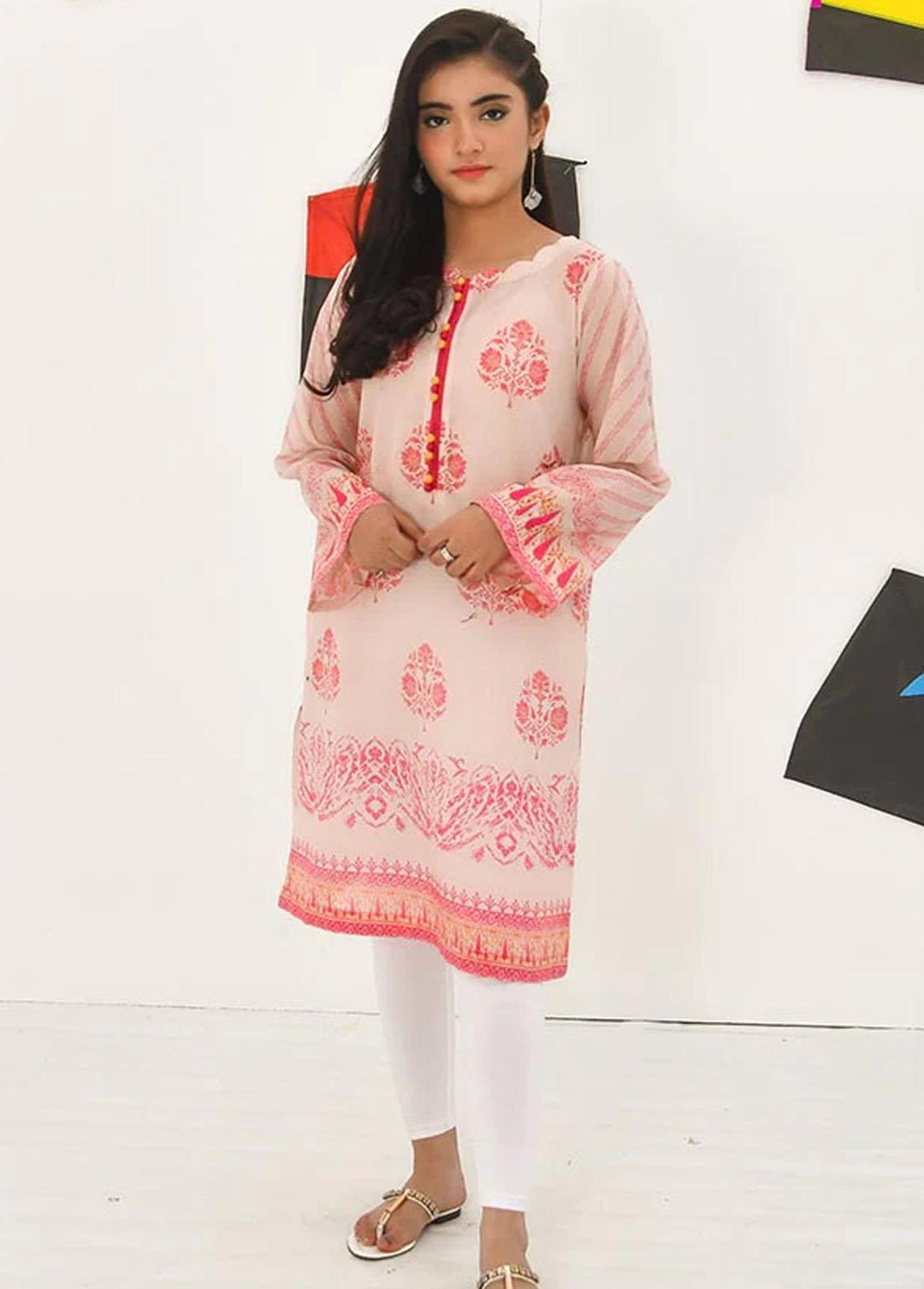 Modest Lawn Casual Kurti for Women -  MD23LK Renisa