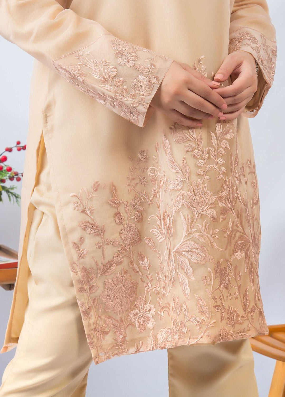 Modest Pret  Organza 2 Piece Fawn Glaze W24 Skin