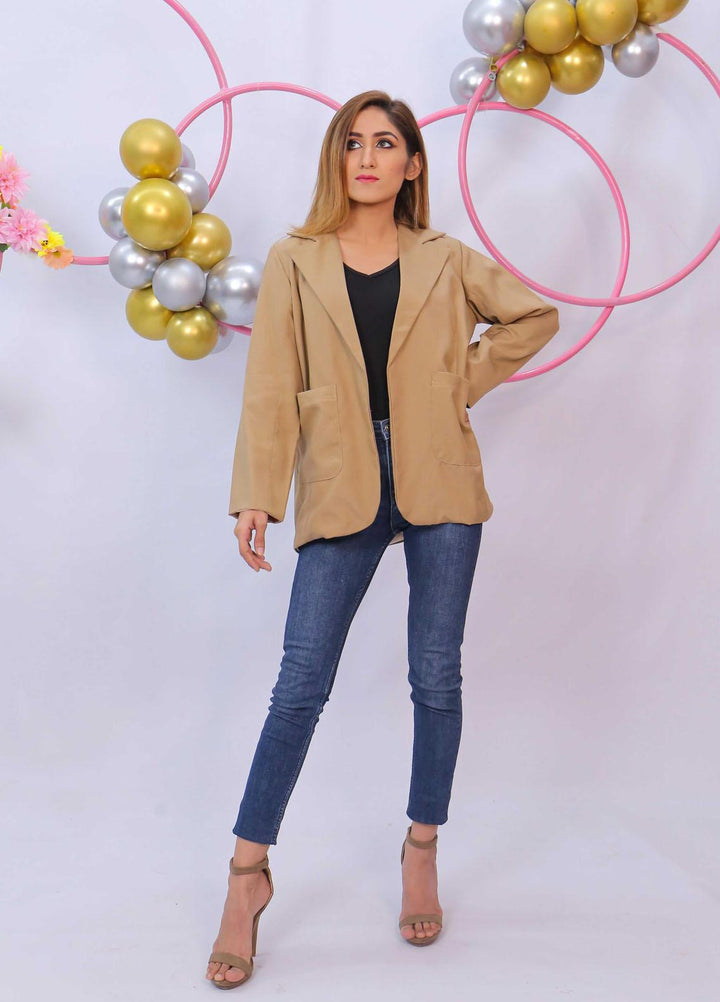 Modest Pret  Cotton Jacket Notch Collar W37 Skin