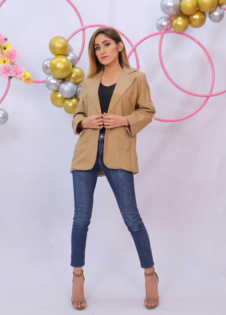 Modest Pret  Cotton Jacket Notch Collar W37 Skin
