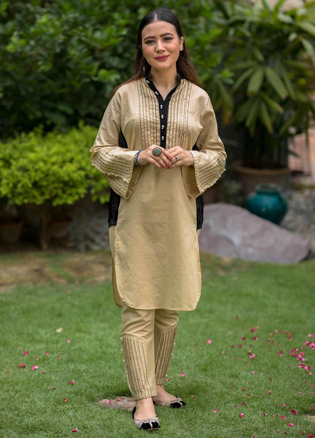 Modest Pret  Cotton 2 Piece Anjuman W49 Skin
