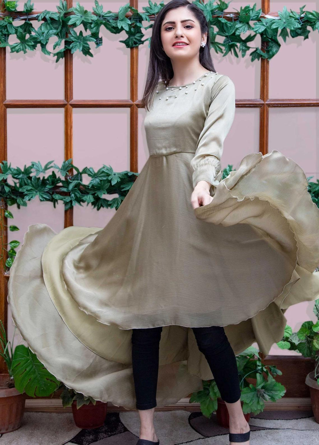 Modest Pret Casual Silk Maxi MD21LP W16 Royal Delight Silver