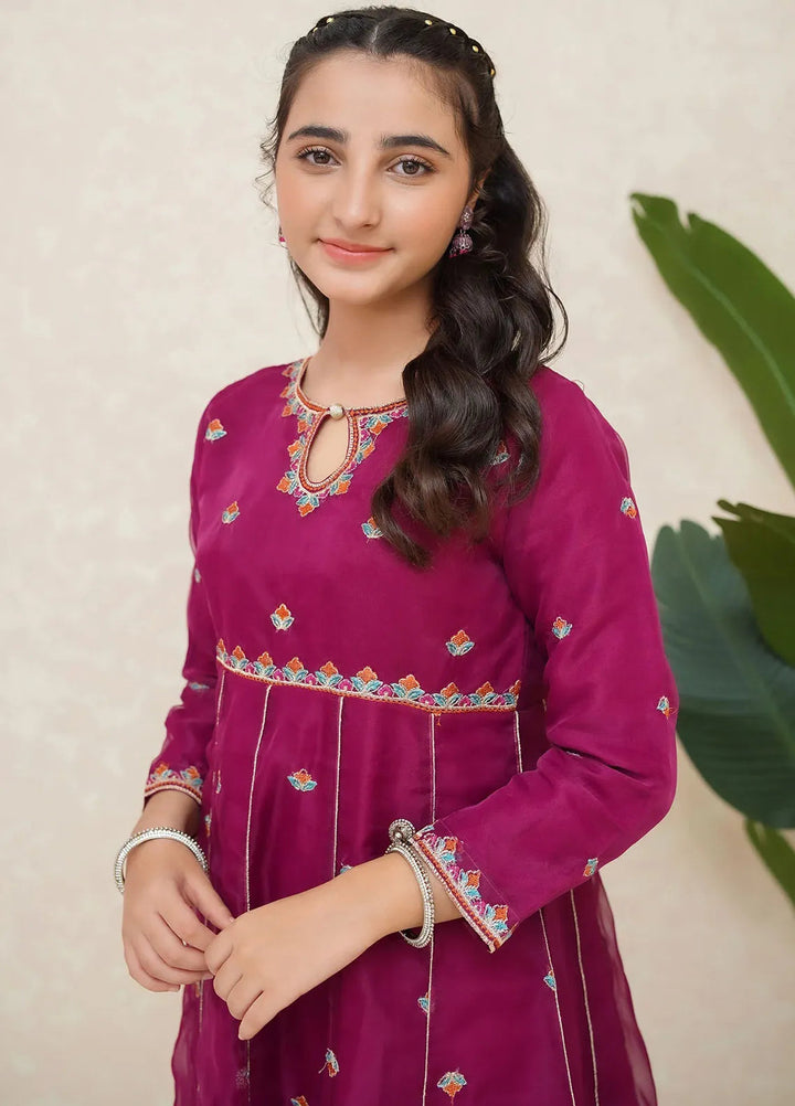 Modest Pret Organza 3 Piece Suit Bahaar