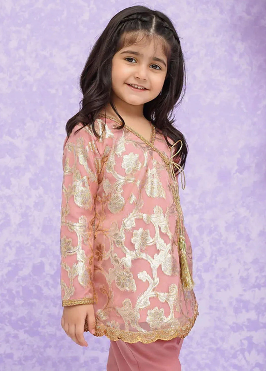Modest Pret Printed Banarasi 2 Piece Suit Hoor