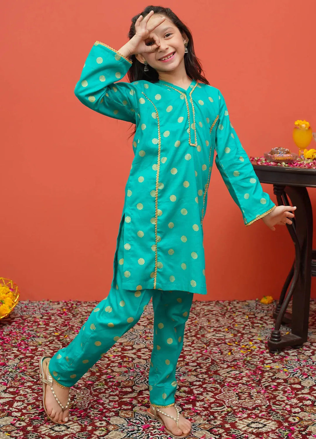 Modest Pret Printed Cambric 2 Piece Suit 8515