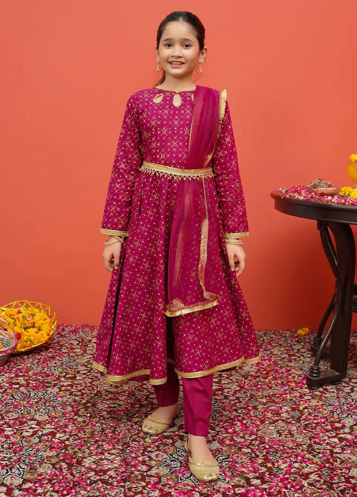 Modest Pret Printed Cambric 3 Piece Suit 8195