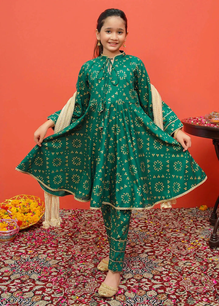 Modest Pret Printed Cambric 3 Piece Suit 8525