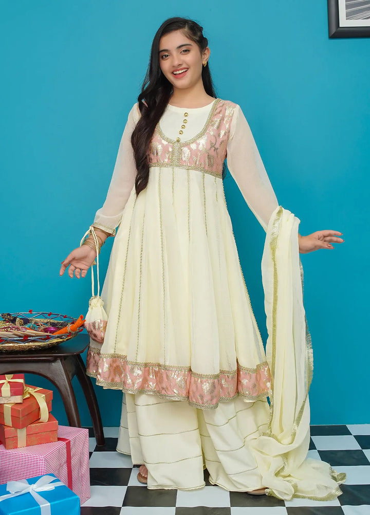 Modest Pret Printed Chiffon 3 Piece Suit Gulnaaz