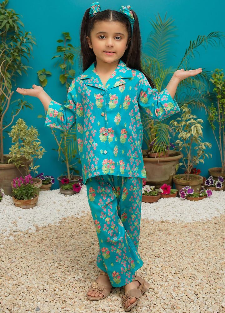 Modest Pret Printed Lawn 2 Piece Suit Blossom Sea Green
